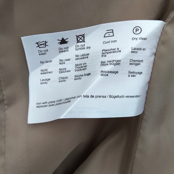 Esprit Size 12 Tan Trench *has spots* - Picture 10 of 16